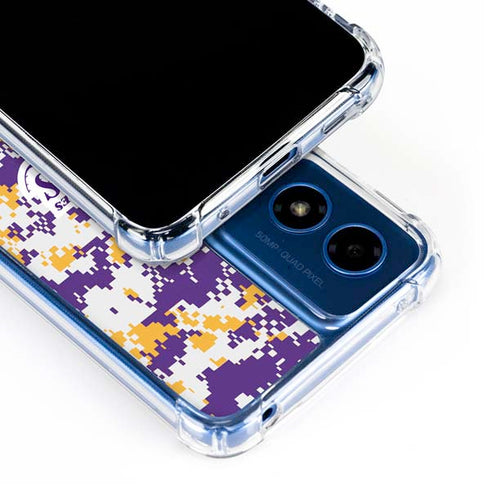 NBA Los Angeles Lakers Digi Camo Moto G 5G (2024) Clear Case